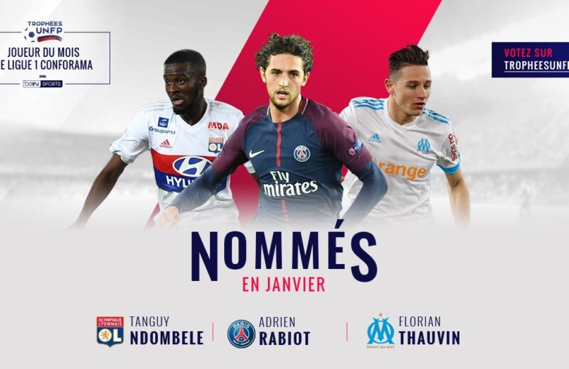 UNFP : Thauvin à la lutte avec Rabiot et Ndombélé