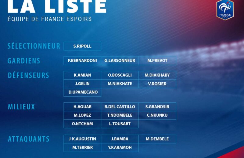 Espoirs : un Marseillais dans le groupe de Ripoll