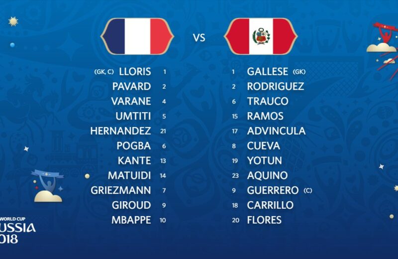 France-Pérou : les compos sont tombées