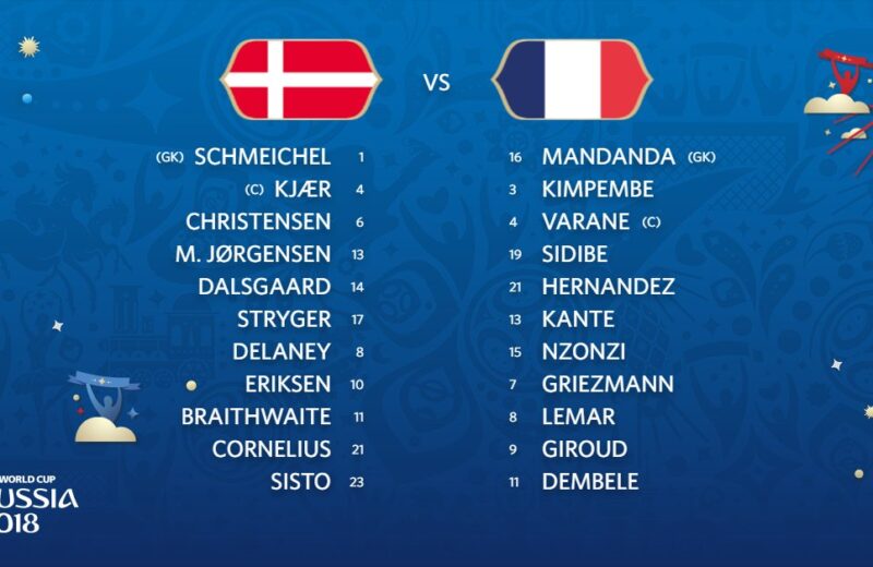 Mondial 2018 : les compos de Danemark-France