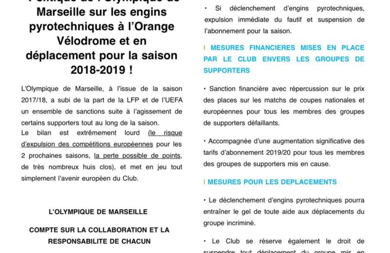 Les dirigeants partent en guerre contre les fumigènes
