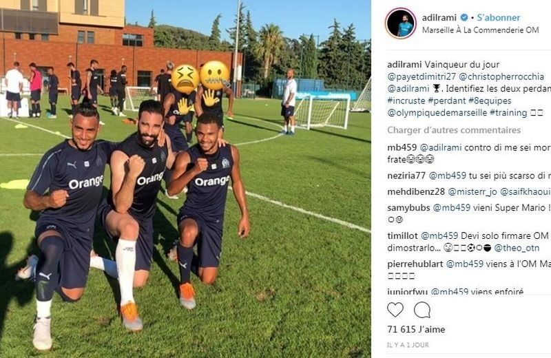 Quand Balotelli chambre Rami sur Instagram