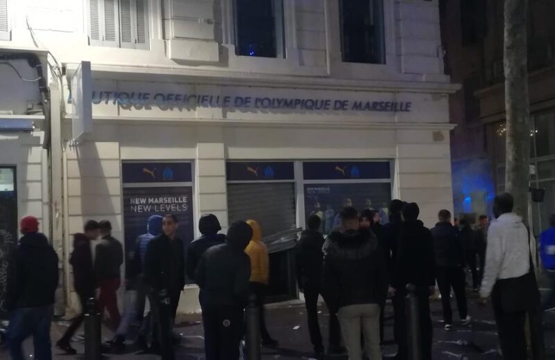La boutique officielle de l&rsquo;OM a été pillée