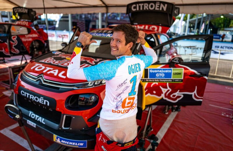 Ogier : « Le maillot de l&rsquo;OM m&rsquo;a porté chance au Rally Mexico »