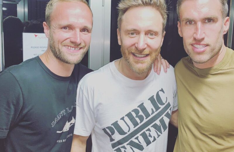 Strootman et Germain posent avec Guetta