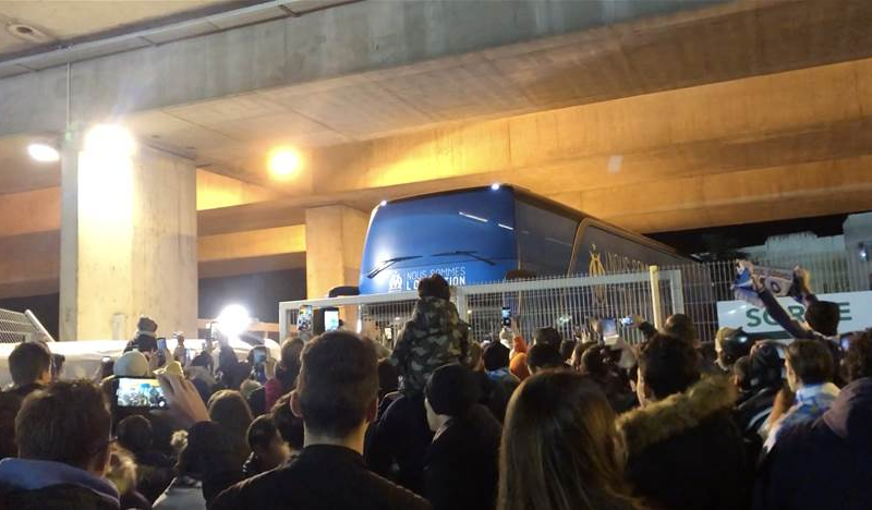 Toulouse-OM : le bus phocéen a été caillassé