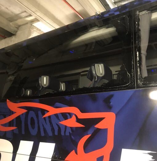 OM-Lyon : le bus lyonnais a été caillassé