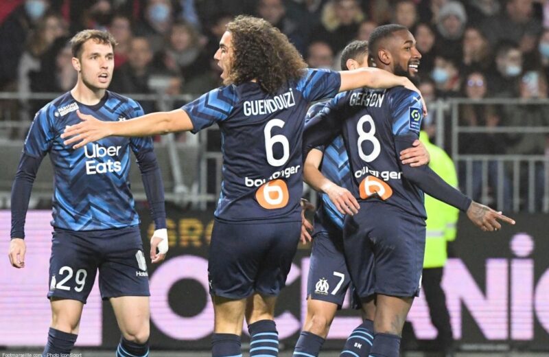 Brest 1-4 OM : l’OM déroule en Bretagne