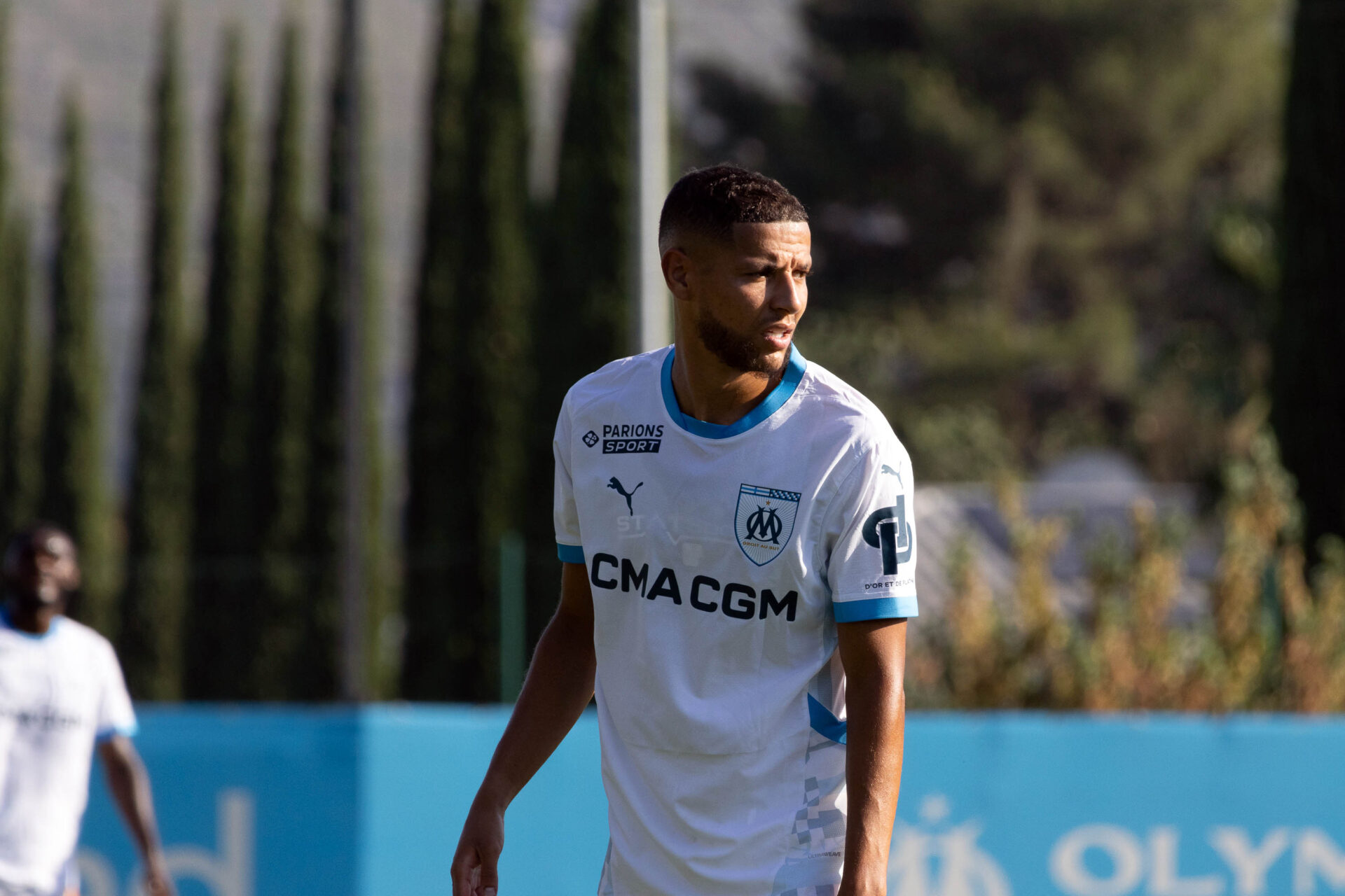 Mercato OM - Harit vers la sortie