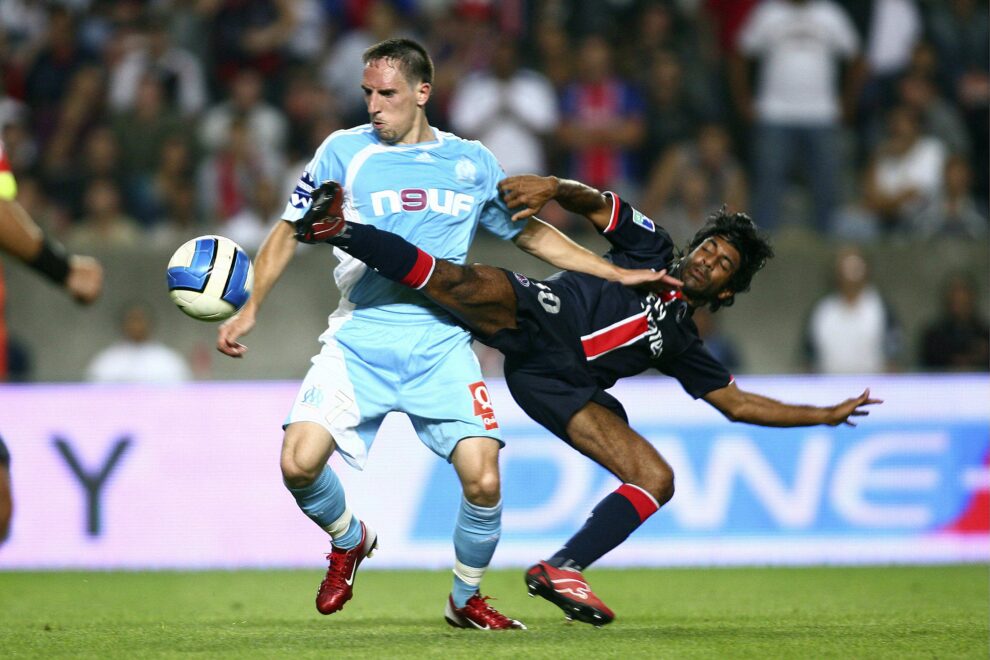 Franck RIbéry, Vikash Dhorasoo, PSG-OM