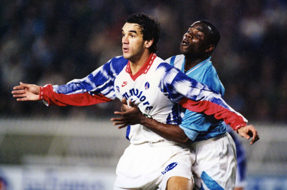 Ricardo Gomez, Basile Boli, PSG-OM 1992