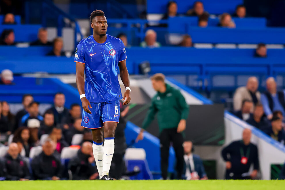 Benoit Badiashile sous le maillot de Chelsea