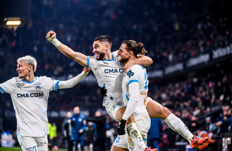 L’OM s’impose à Rennes et réalise une très bonne opération au classement (1-2)