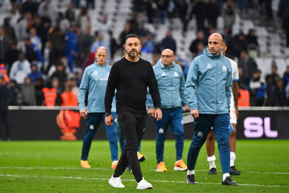 Roberto De Zerbi et son staff