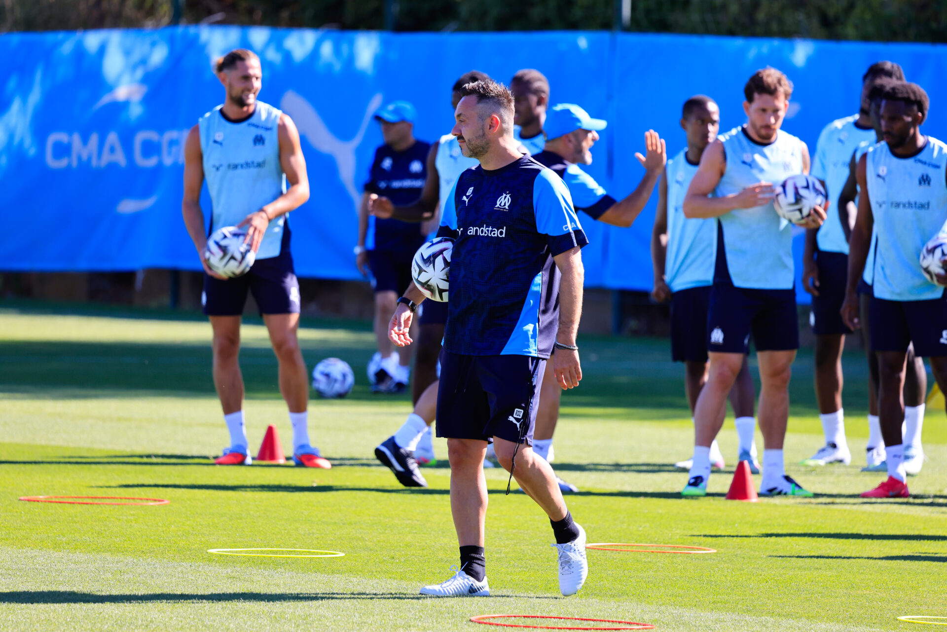 Un cadre forfait, le groupe de l’OM contre Angers