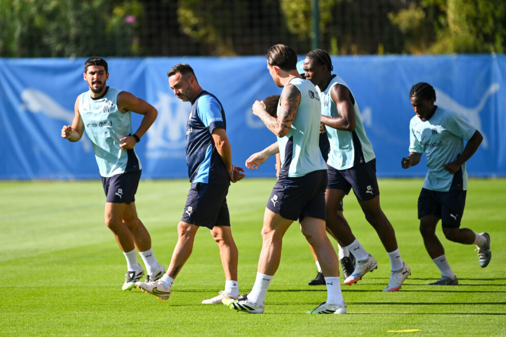 Roberto De Zerbi et Pierre-Emile Hojbjerg