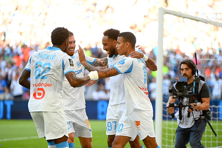 Les joueurs de l'OM