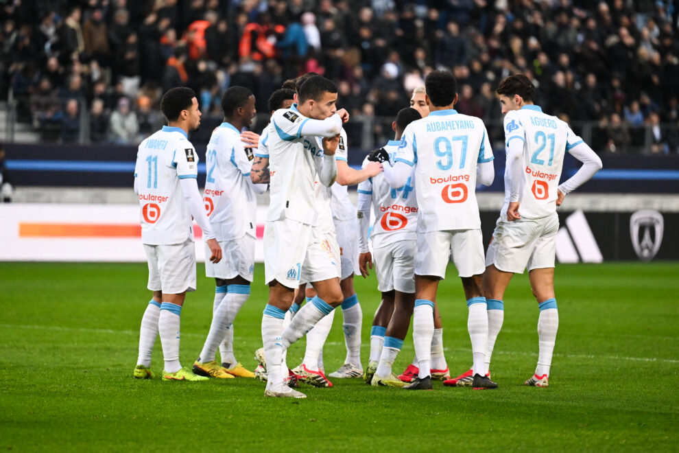 Les joueurs de l'OM
