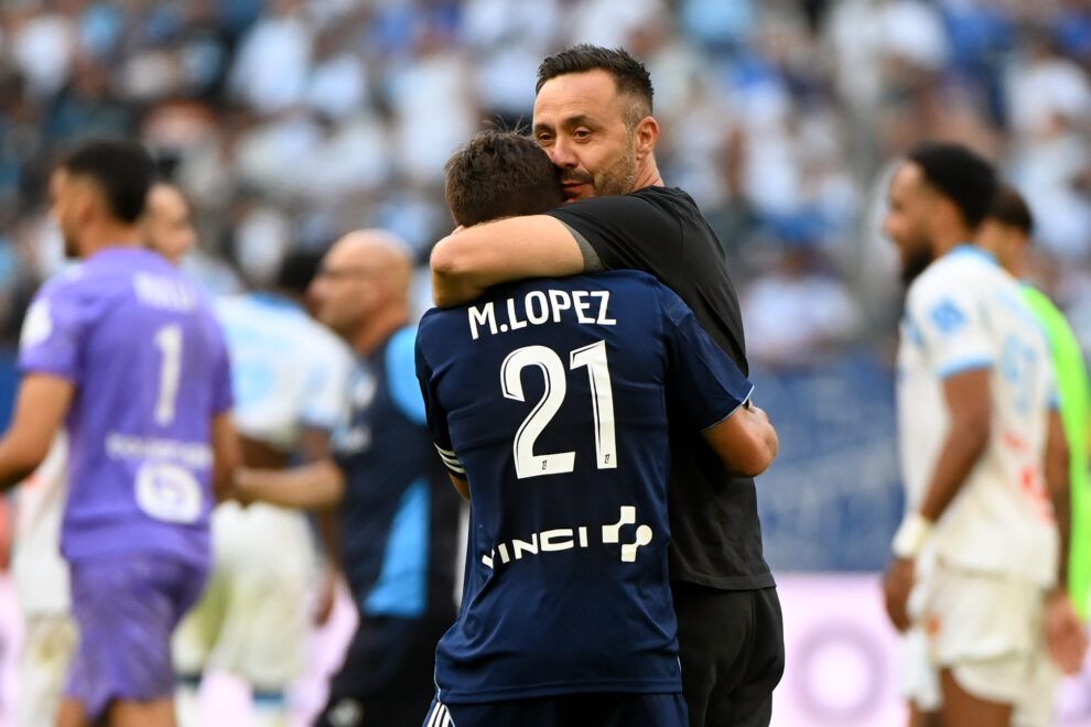 Maxime Lopez et Roberto De Zerbi