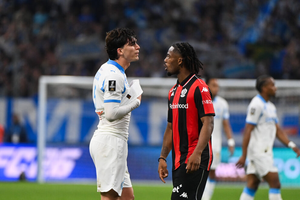 Elye Wahi avec Leonardo Balerdi