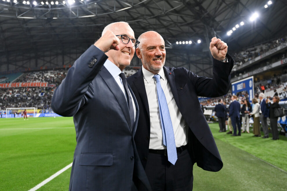 Franck McCourt et Stéphane Richard
