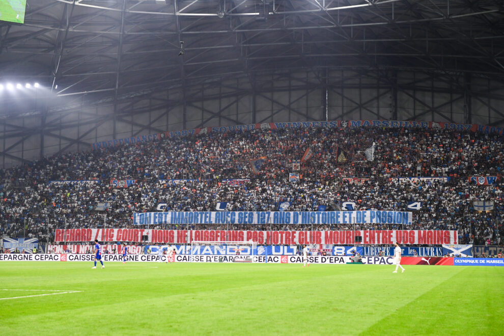 OM-PSG banderoles McCourt colère supporters