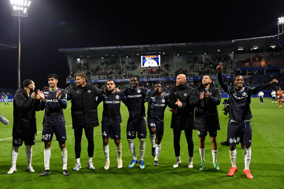 Les joueurs de l'OM